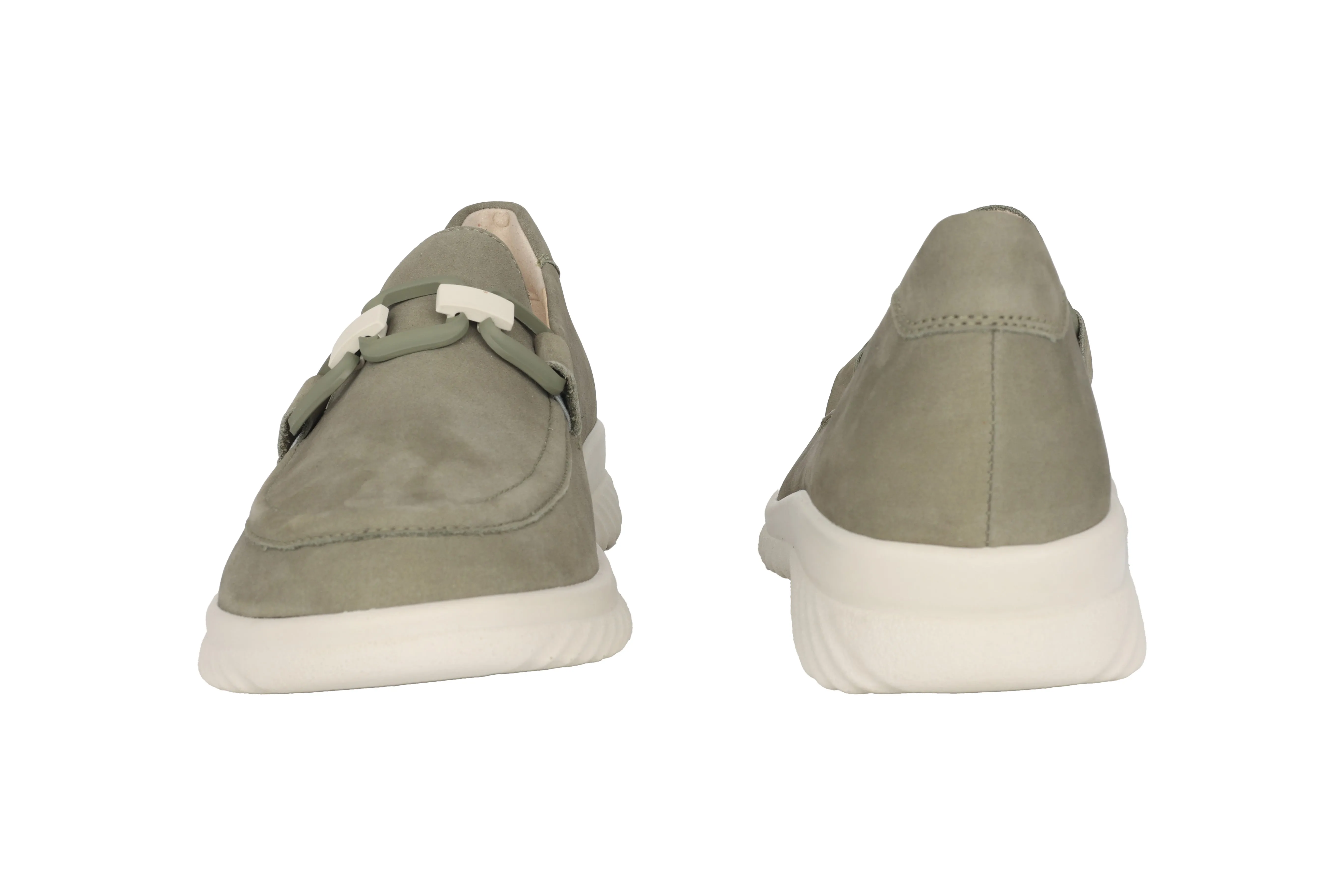 'Heike' women's wide fit (H) loafer - Green