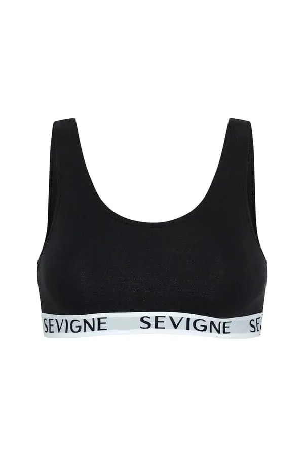 Jolie Miss Confident Crop Top- Black