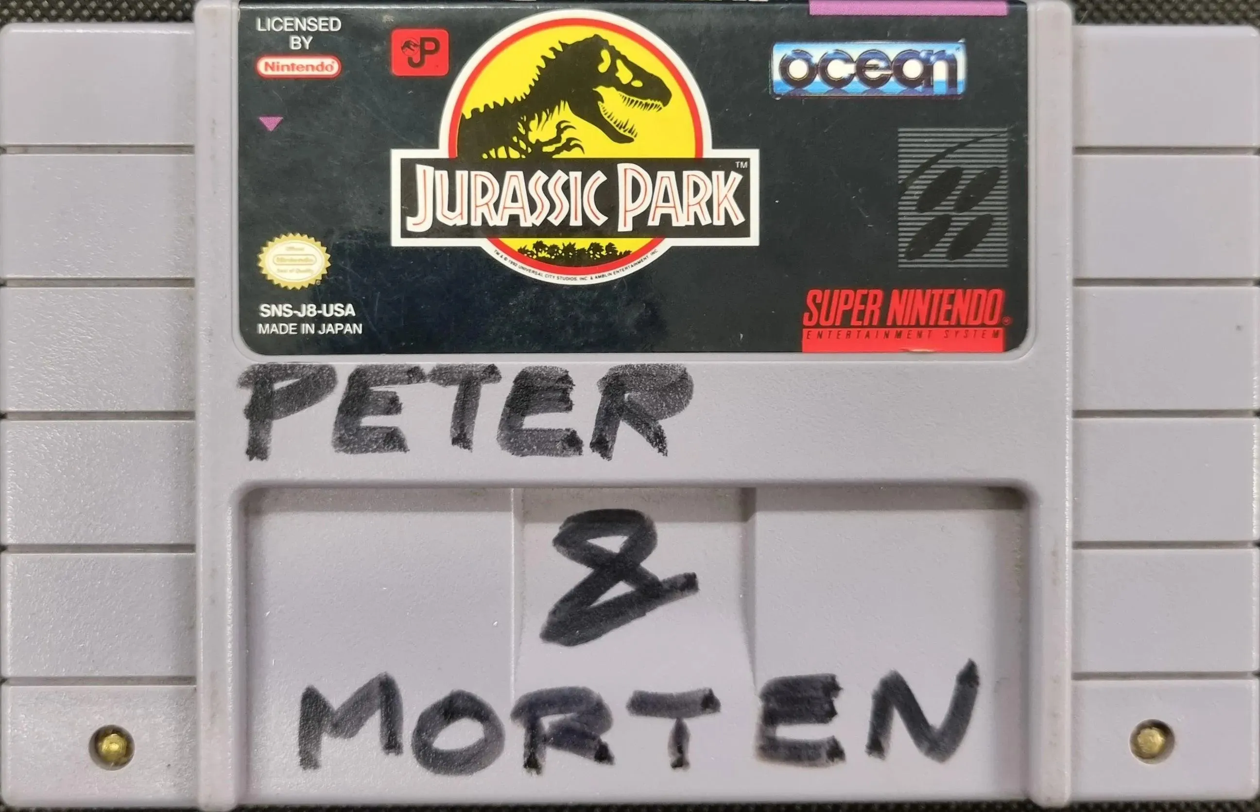Jurassic Park (NTSC) (Tusch på cart)
