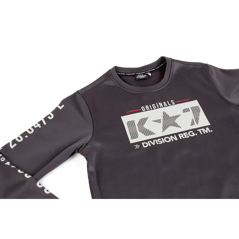 K*7 Bruce Mens Sweater - Dark Charcoal - W24-1582