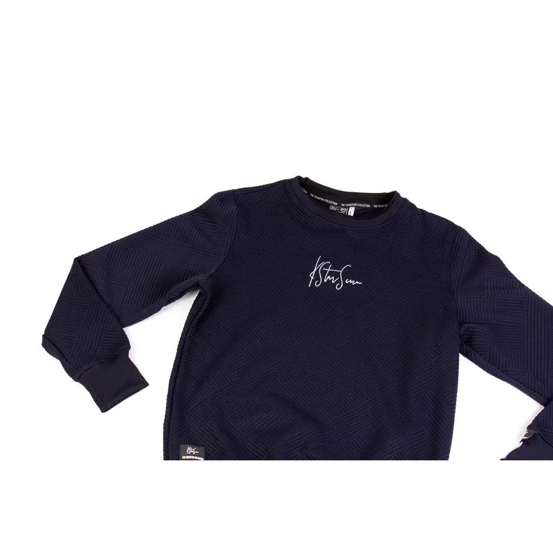 K*7 Zenon Mens Sweater - Navy - W24-1612