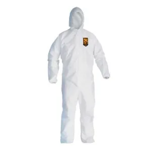 Kimberly-Clark Professional KLEENGUARD* A20 Breathable Particle Protection Coveralls, 2XL, Hood, Zip, 49115