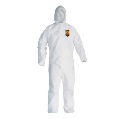 Kimberly-Clark Professional KLEENGUARD* A20 Breathable Particle Protection Coveralls, 2XL, Hood, Zip, 49115