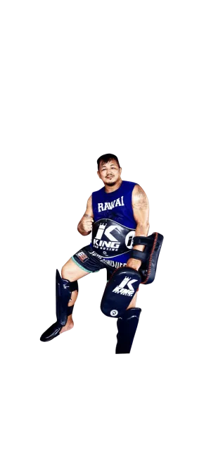 King Pro Kicking Pads Trainer Gae 2 strap