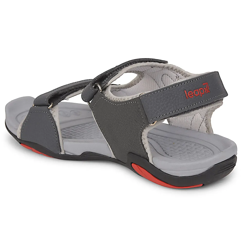 Leap7x Grey Sporty Casual Sandal For Men XYLO-M15 By Liberty