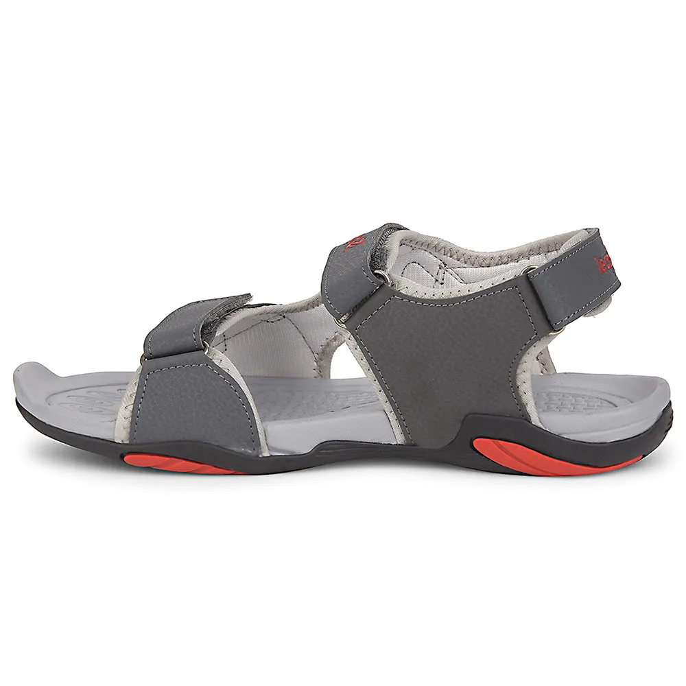 Leap7x Grey Sporty Casual Sandal For Men XYLO-M15 By Liberty