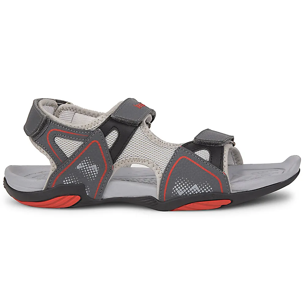 Leap7x Grey Sporty Casual Sandal For Men XYLO-M15 By Liberty