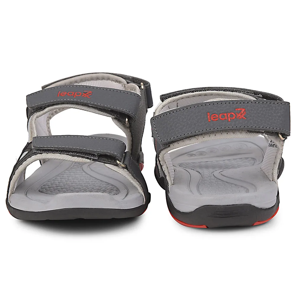 Leap7x Grey Sporty Casual Sandal For Men XYLO-M15 By Liberty