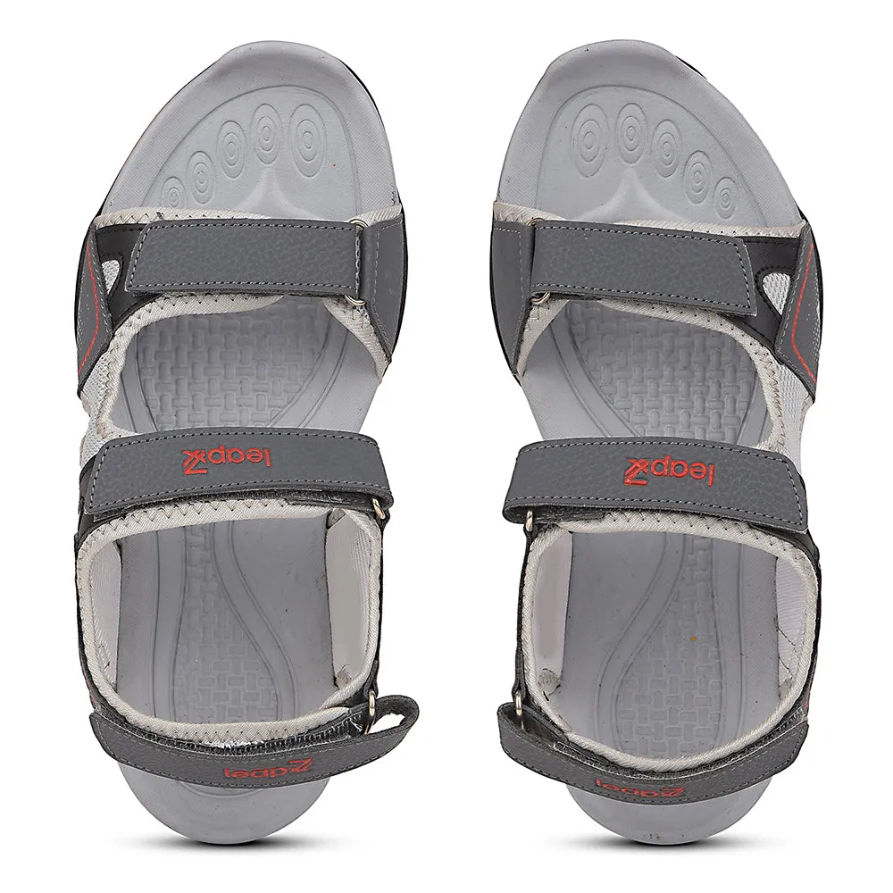 Leap7x Grey Sporty Casual Sandal For Men XYLO-M15 By Liberty