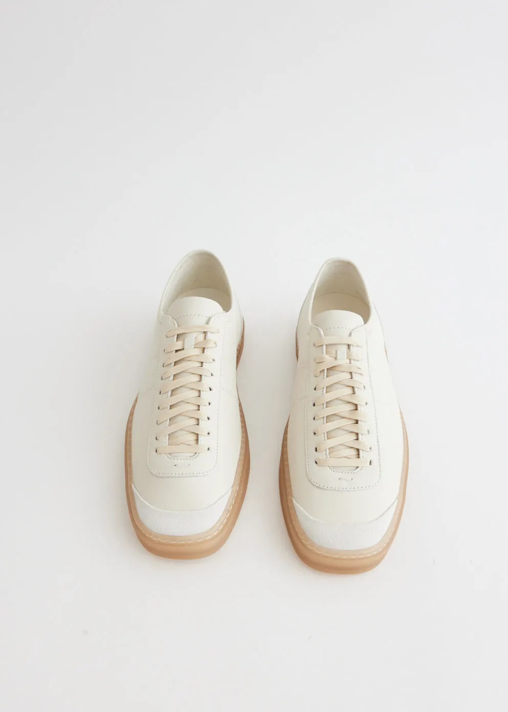 Linoleum Basic Laced Up Trainers