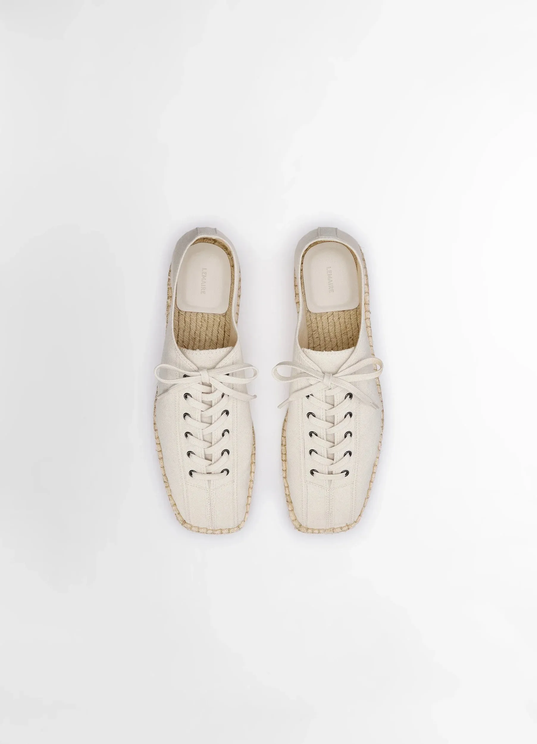 LINOLEUM LACED ESPADRILLES