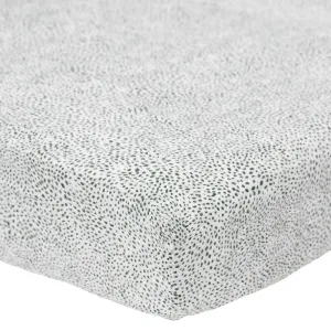 Little Unicorn Cotton Muslin Crib Sheet (Green Seed)