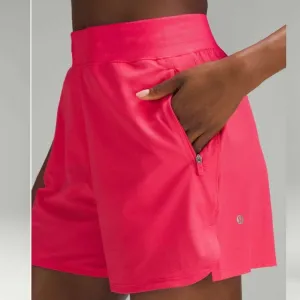 Lululemon License to Train High-Rise Short 4&quot;Lip Gloss