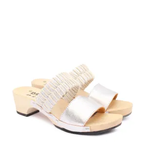 MAGO METALLIC SANDALS   ARGENTO NATURAL