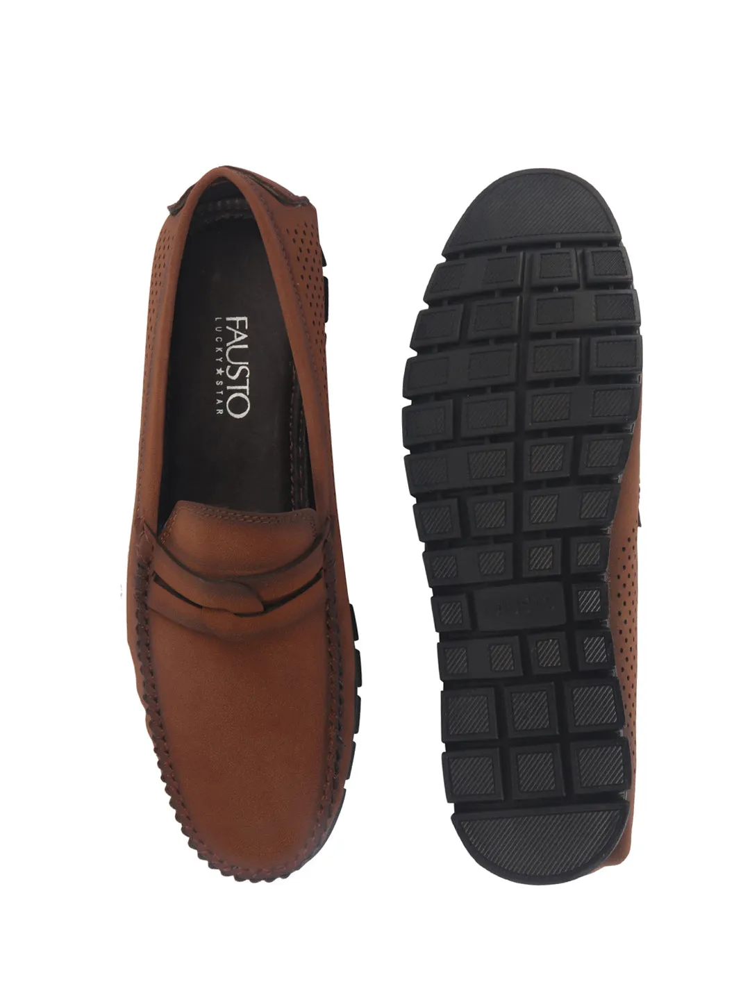 Men Suede Caual Slip-On Shoe Driving Loafers Anti Skid Sole Breathable with Memory Cushioned Insole