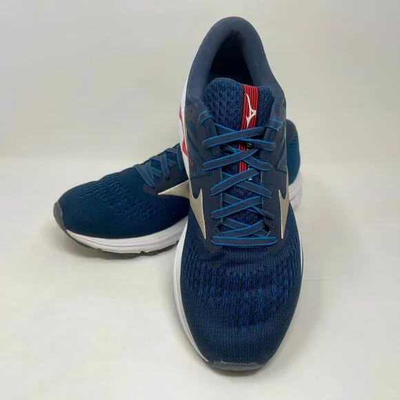 Mizuno Wave Inspire 17 Running Shoe Mens Sz 12 India Blue 103.5=K.2.4