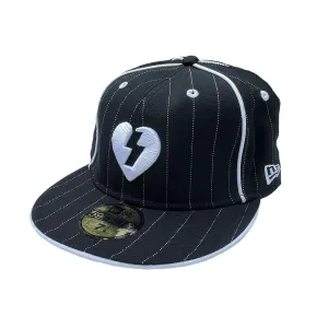 Mystery 'New Era 59Fifty Fitted' Hat (Pinstripe) NOS 00s