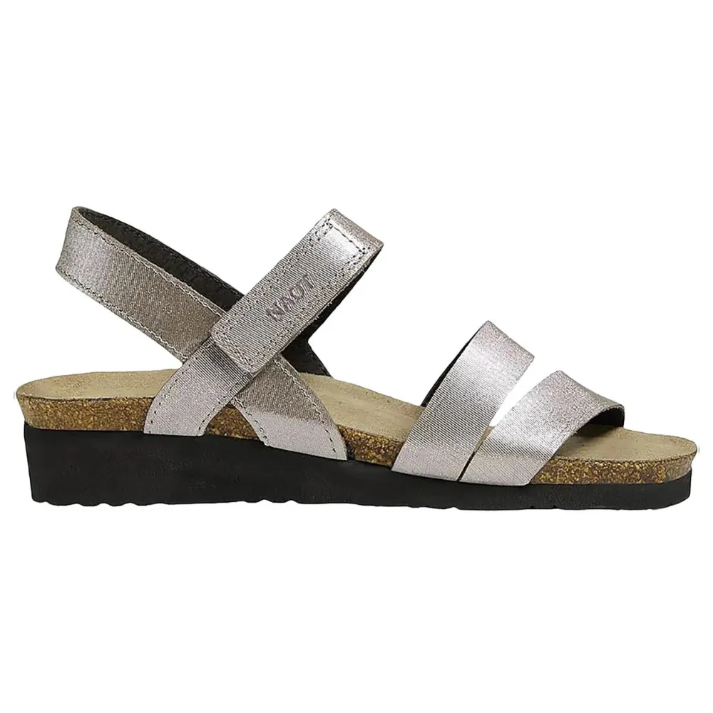 Naot Kayla Silver Threads Leather Sandal (Women's)