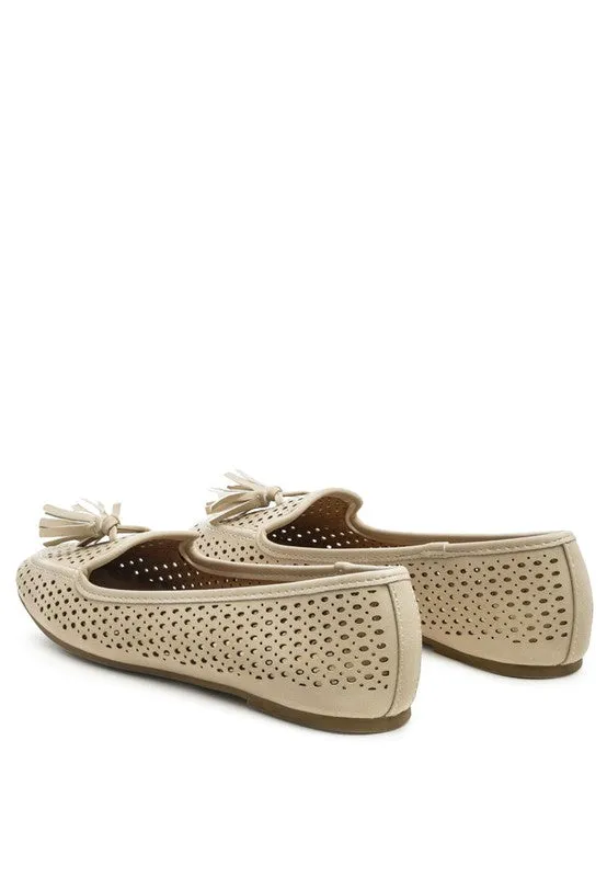 NEST PERFORATED MICROFIBER LOAFER For women