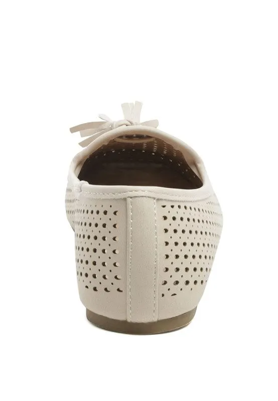 NEST PERFORATED MICROFIBER LOAFER For women