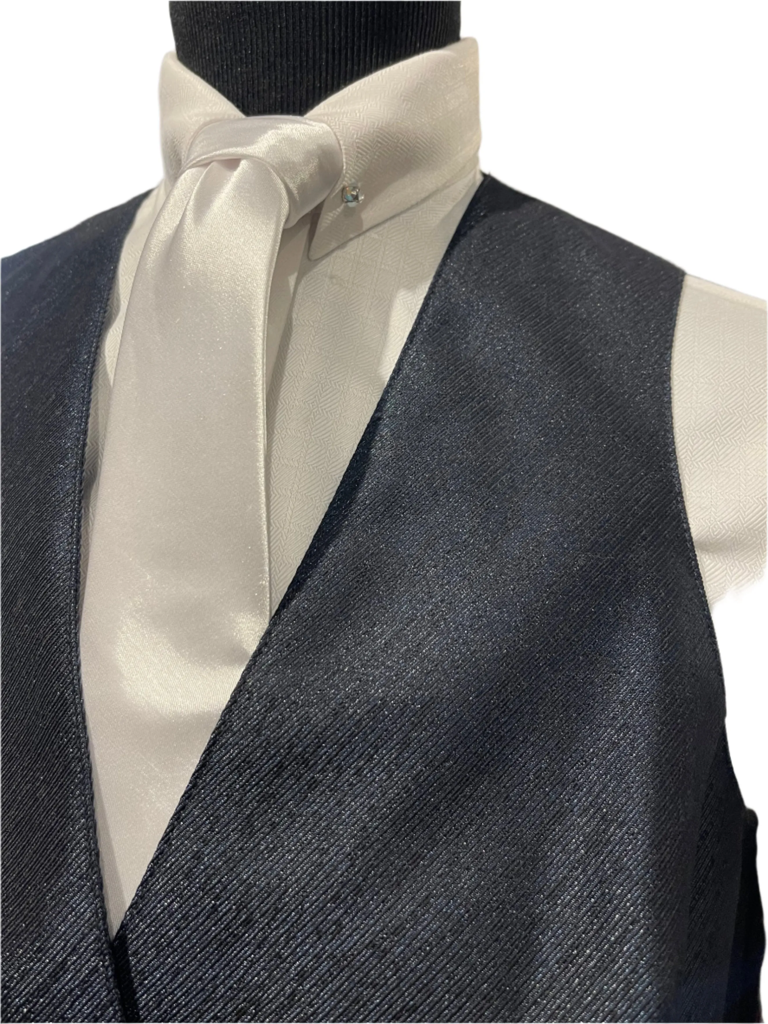 New Snooty Fox Dark Blue Sparkle Vest
