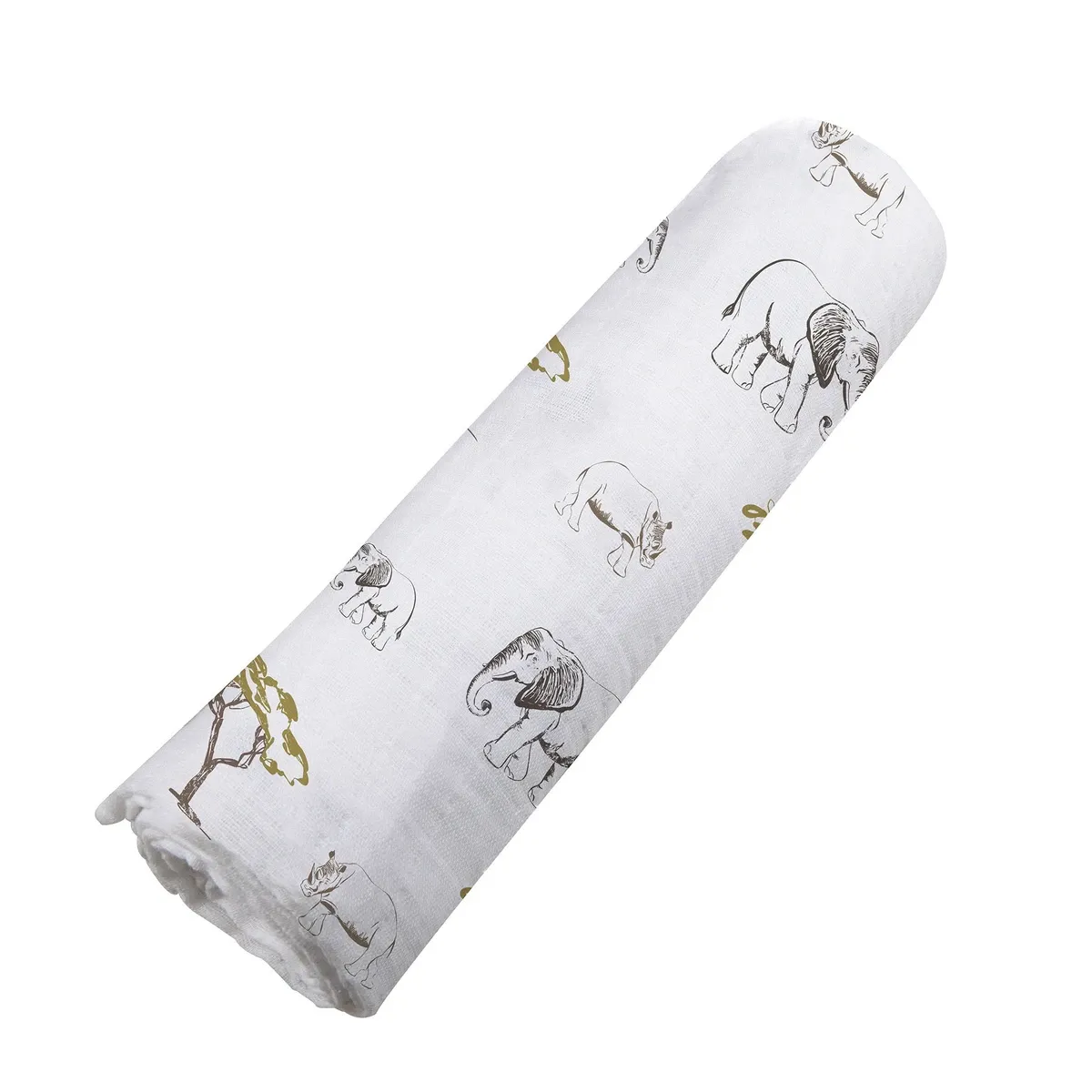 Newcastle Classics Swaddle Rhinos and Elephants