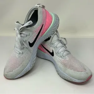NIKE Men’s Epic React Flyknit Running Shoe. Blue AQ0067-007. Size 8.