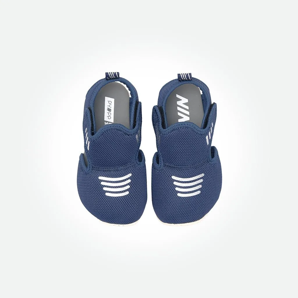 Ninja Active Barefoot Sandals Open Heels - Navy Pops