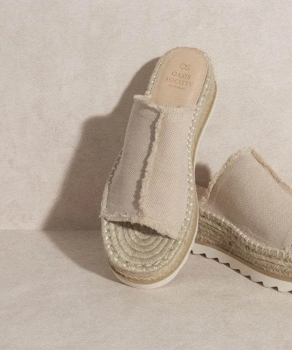 OASIS SOCIETY Adelyn - Linen Espadrilles