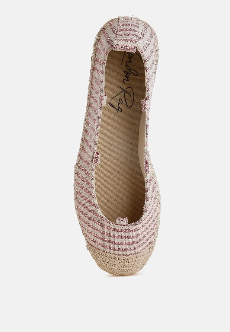 Oplin Canvas Woven Espadrilles