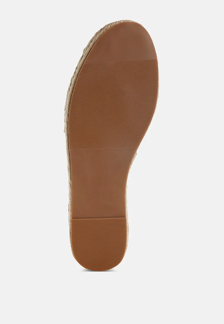 Oplin Canvas Woven Espadrilles