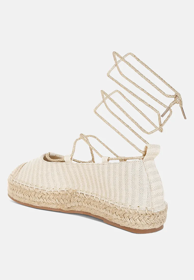 Oplin Canvas Woven Espadrilles
