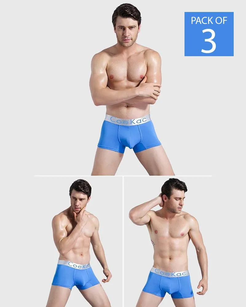 Pack of 3 - Ck Mens Boxers - Colourful - Breathable Mens Boxers