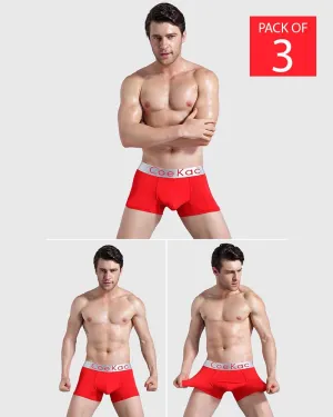 Pack of 3 - Ck Mens Boxers - Colourful - Breathable Mens Boxers