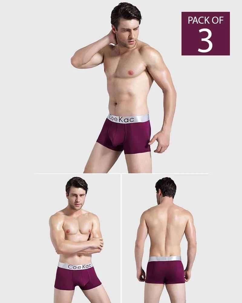 Pack of 3 - Ck Mens Boxers - Colourful - Breathable Mens Boxers