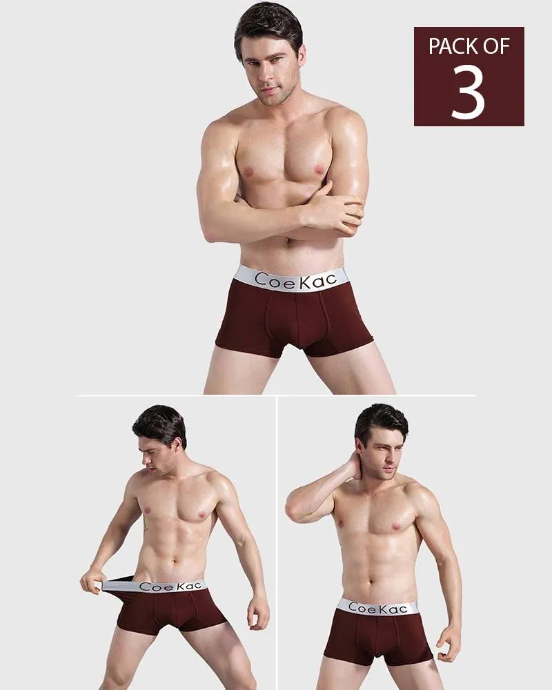 Pack of 3 - Ck Mens Boxers - Colourful - Breathable Mens Boxers