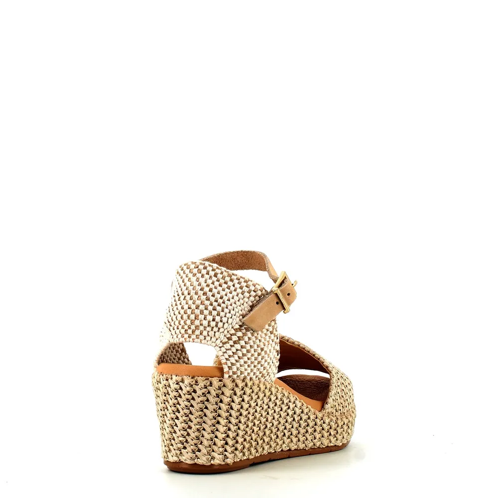 Pitillos Wedge Espadrille Natural
