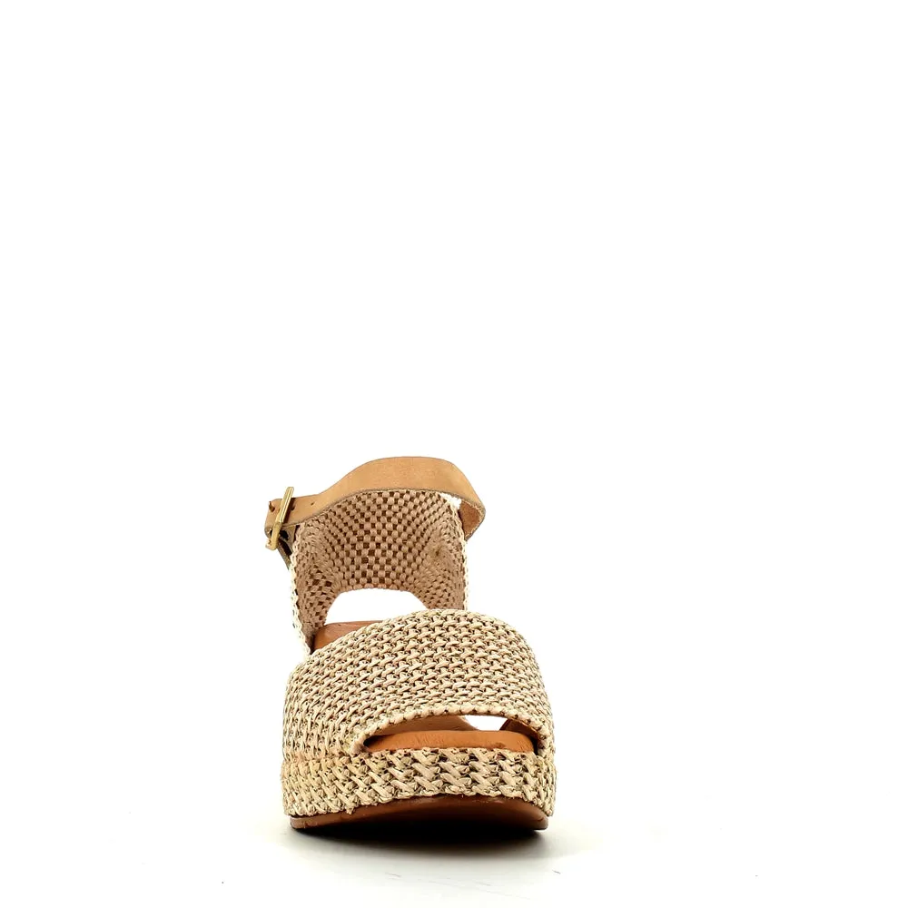 Pitillos Wedge Espadrille Natural