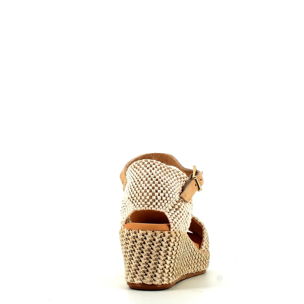 Pitillos Wedge Espadrille Natural