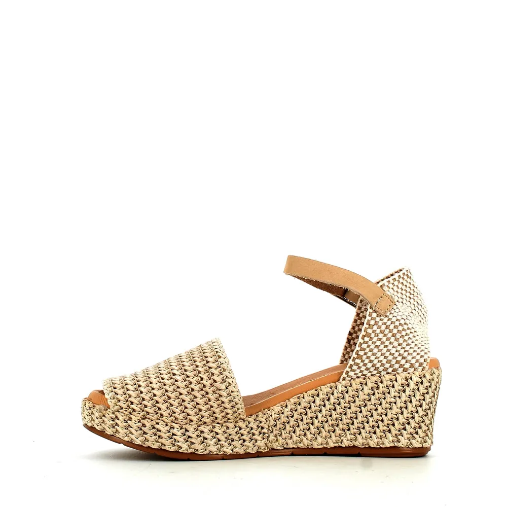 Pitillos Wedge Espadrille Natural