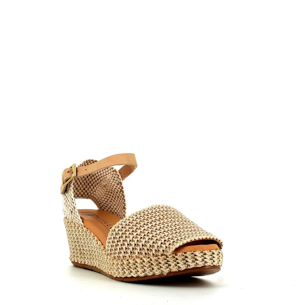 Pitillos Wedge Espadrille Natural