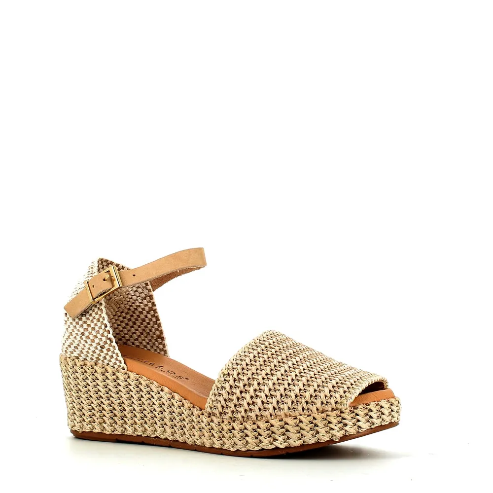 Pitillos Wedge Espadrille Natural