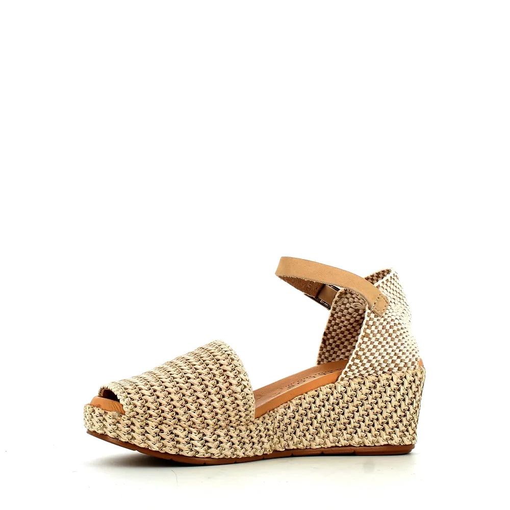 Pitillos Wedge Espadrille Natural