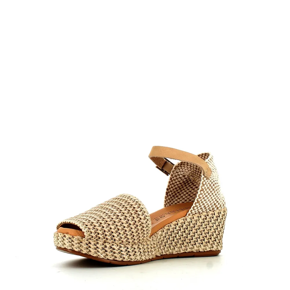 Pitillos Wedge Espadrille Natural