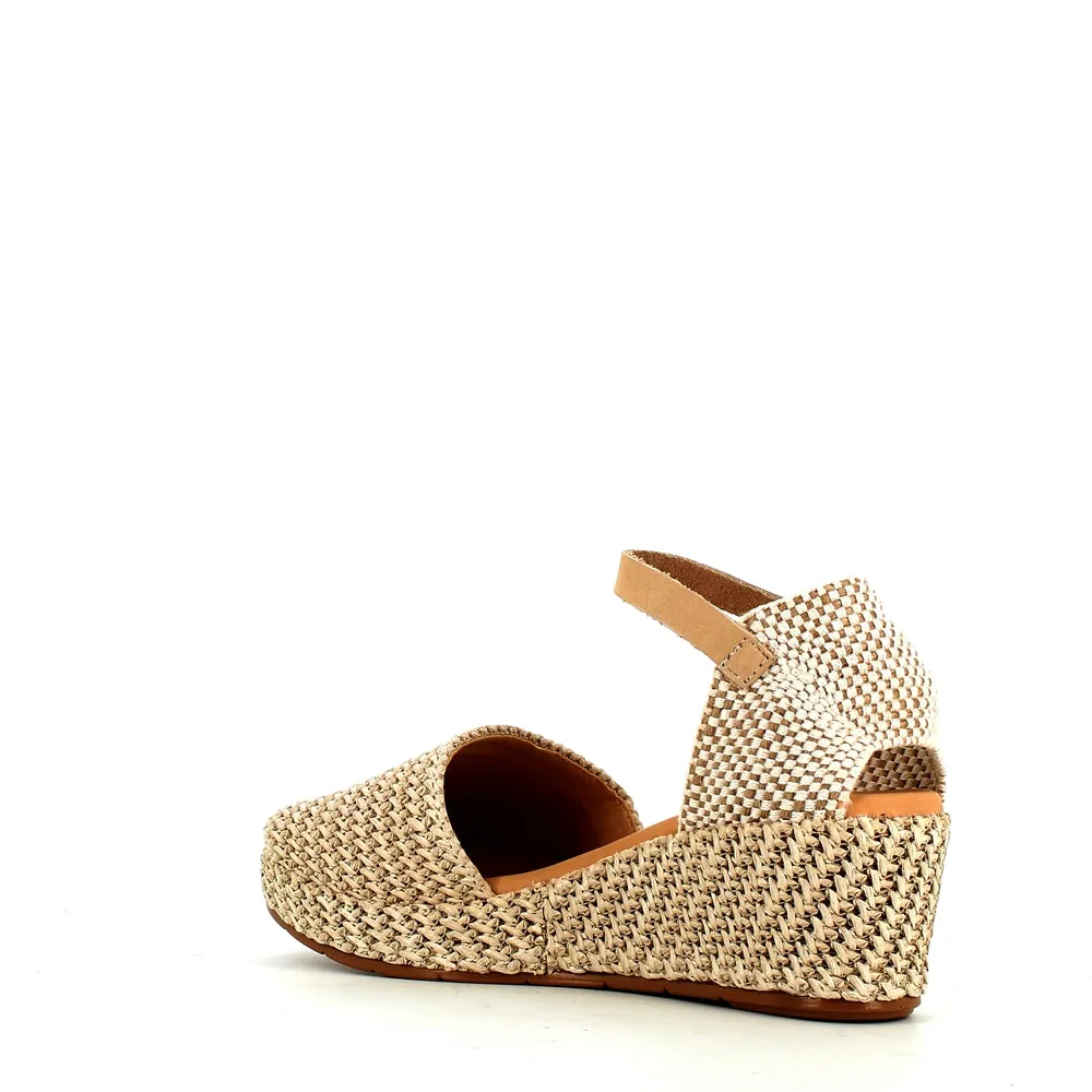 Pitillos Wedge Espadrille Natural
