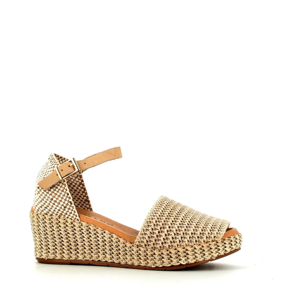 Pitillos Wedge Espadrille Natural