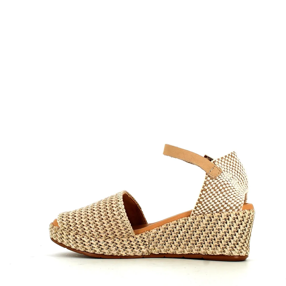 Pitillos Wedge Espadrille Natural