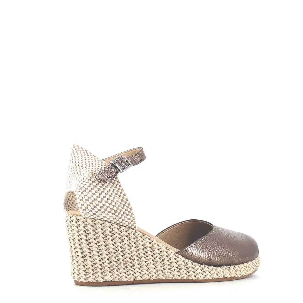 Pitillos Wedge Espadrille Pewter