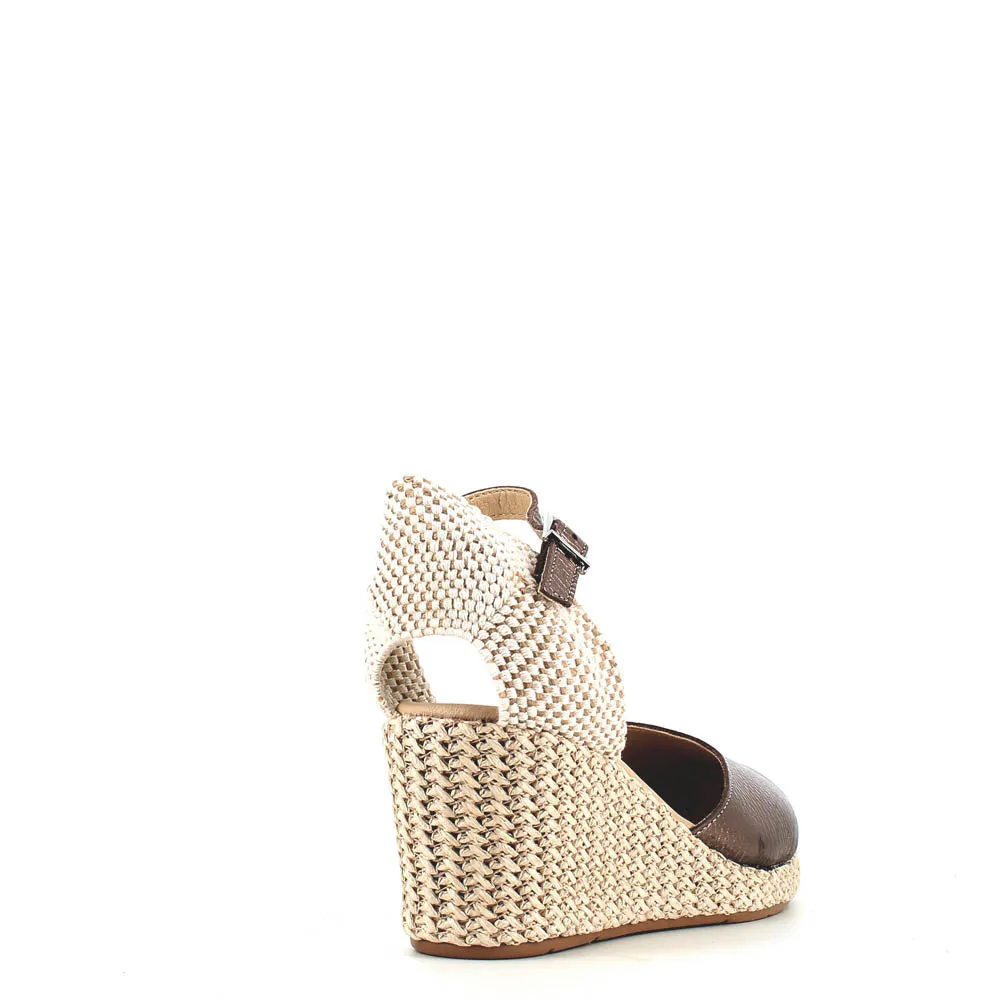 Pitillos Wedge Espadrille Pewter