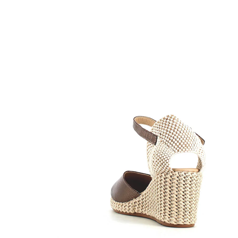 Pitillos Wedge Espadrille Pewter